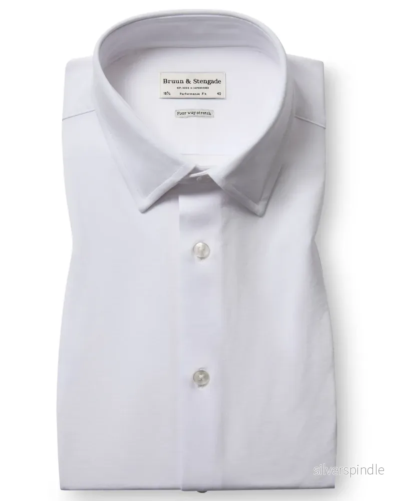 BS Delfin Performance Fit Skjorta – White BS Delfin Performance Fit Skjorta – White