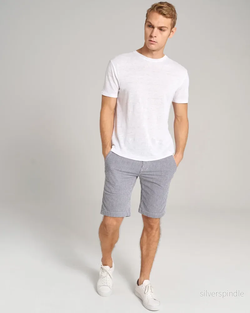 BS Cusco Slim Fit Shorts - Navy/White - Bild 3
