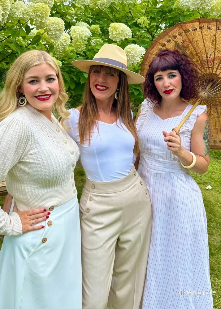 Sally seglarbyxor med hög midja - beige sand - Bild 3