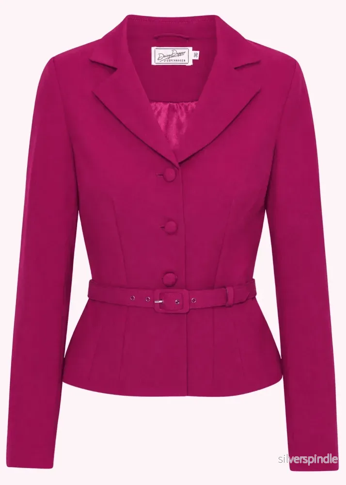 Siri figursydd blazer – magenta Siri figursydd blazer – magenta