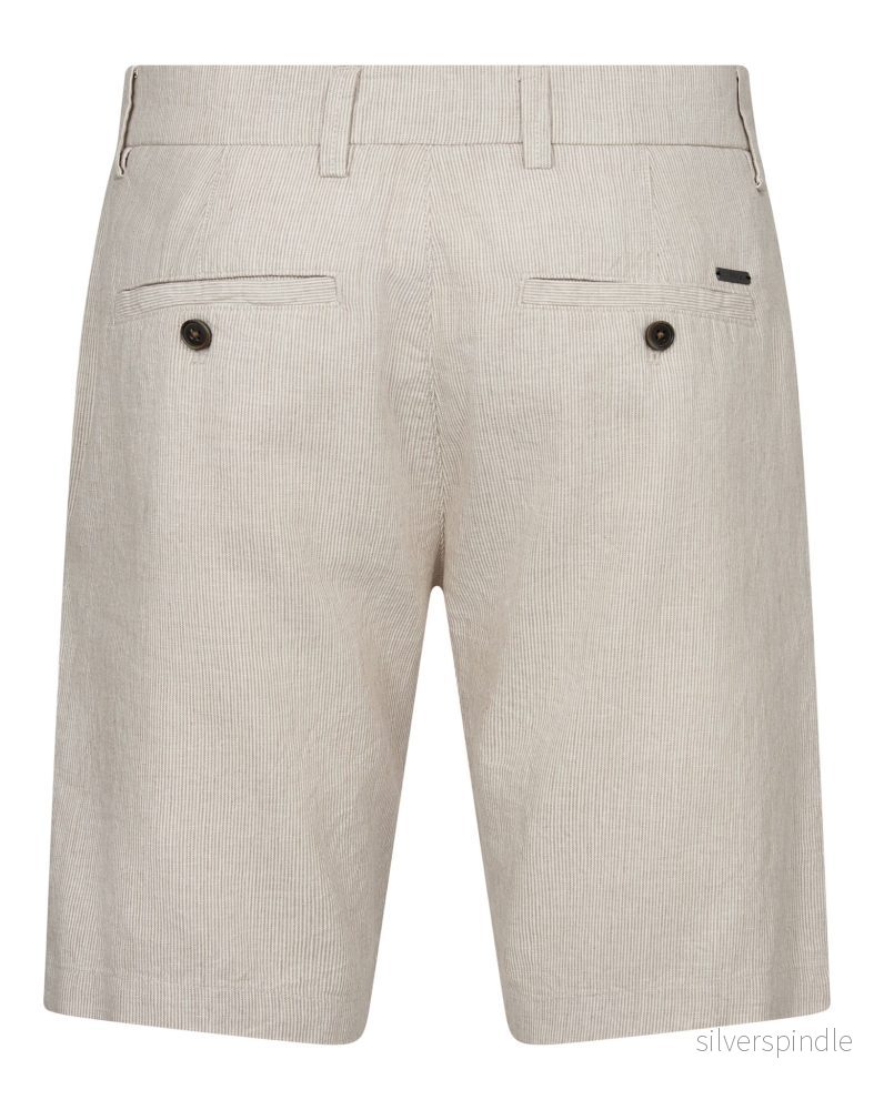 BS Apollon Regular Fit Shorts - Beige/White - Bild 2