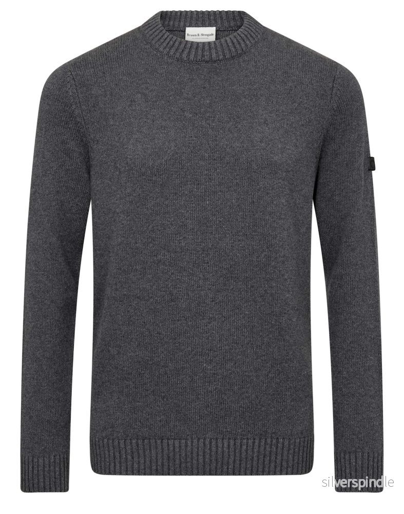 BS Rapa Regular Fit Stickat - Grey
