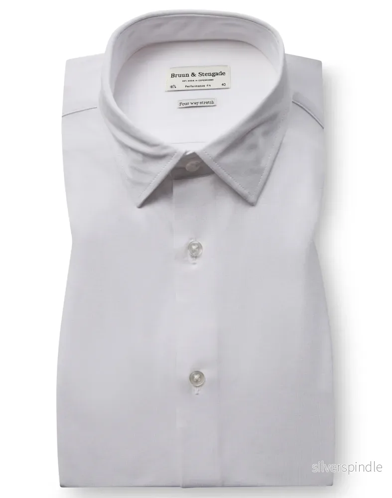 BS Nava Performance Fit Skjorta - White