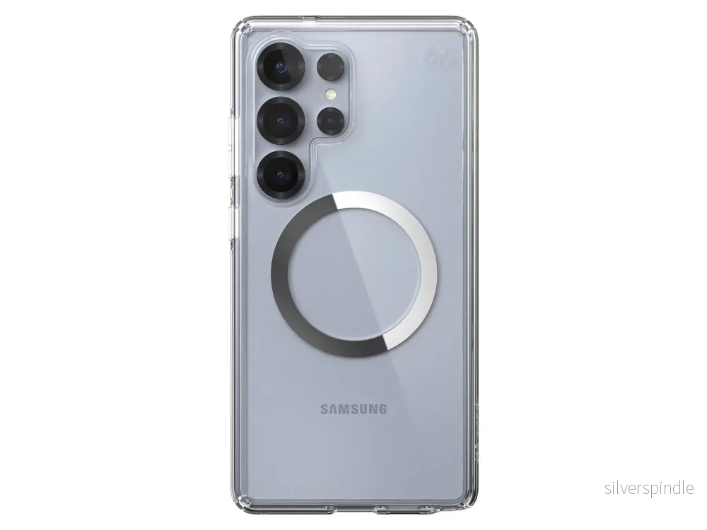 Speck Presidio Grip Skal Samsung S25 Ultra Qi2 Magnet – Transparent Speck Presidio Grip Skal Samsung S25 Ultra Qi2 Magnet – Transparent