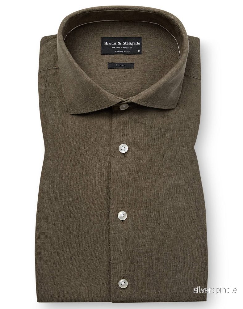 BS Tahaka Casual Modern Fit Skjorta - Green