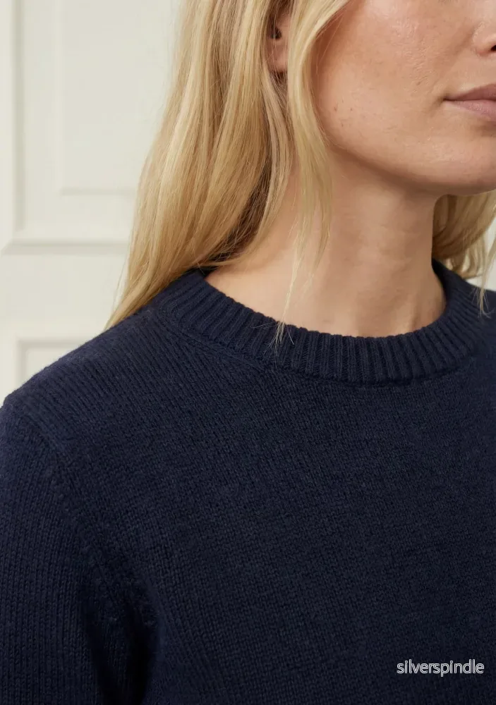 Gwen Basic Pullover - Navy - Bild 3