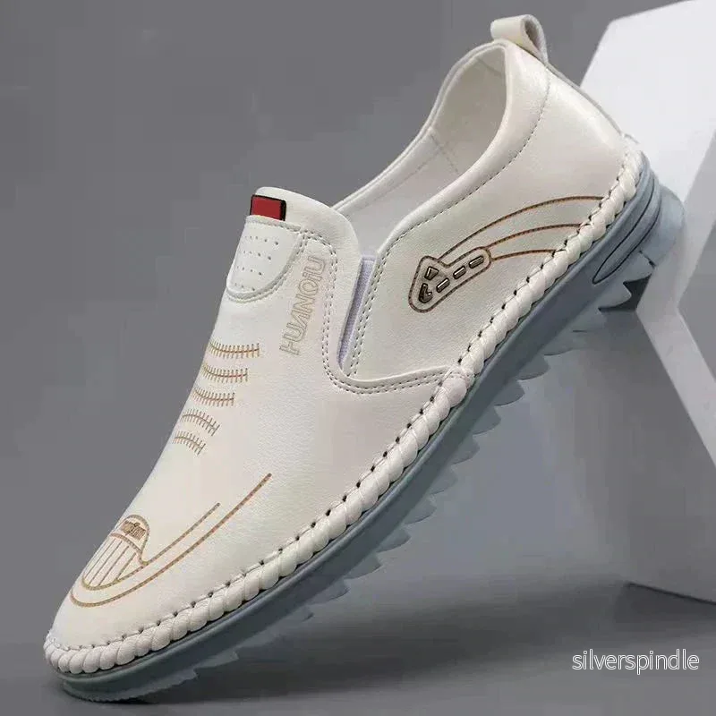 Ethan | Snygga Andningsbara Herr Sneakers i Läderlook - Bild 3