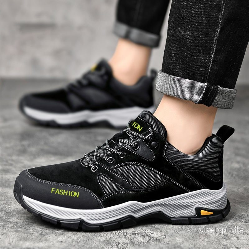 Ethan | Snygga Låg Topp Herrsneakers med Snörning - Bild 3