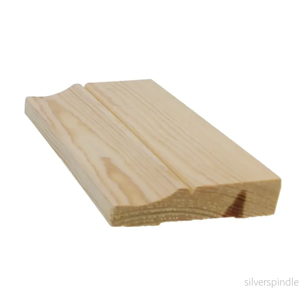 Golvlist Dekoration 15x70x3300, Furu, Obenhandlad