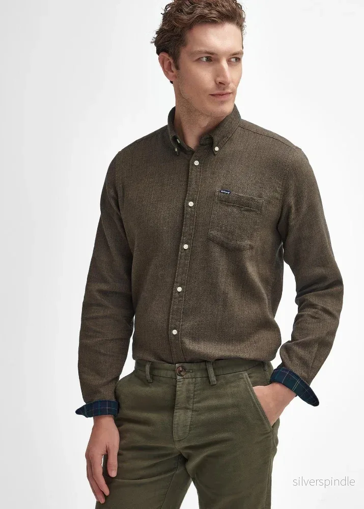 Barbour Moleskin Trousers Olive