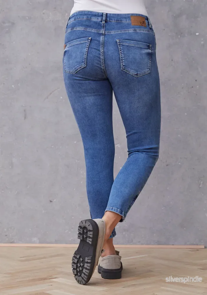 Lido Zip Jeans - Light Blue Denim - Bild 2
