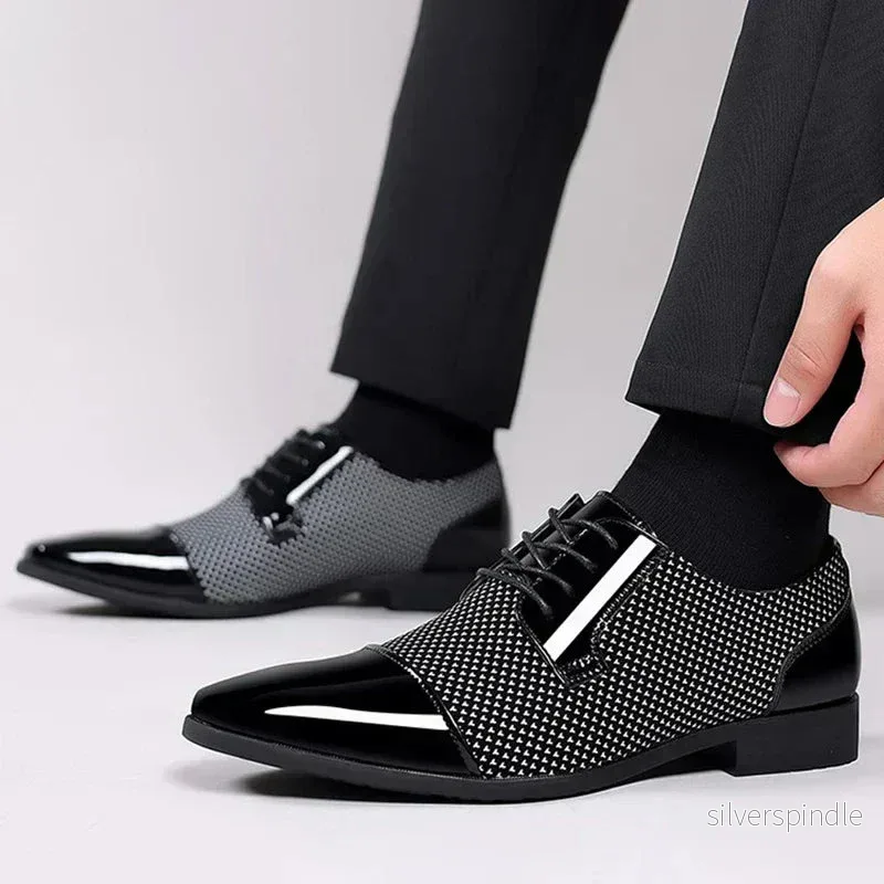 Klassisk Oxford Skor för Män med Brogue Detaljer | Tidlös Elegans för Formella Tillfällen