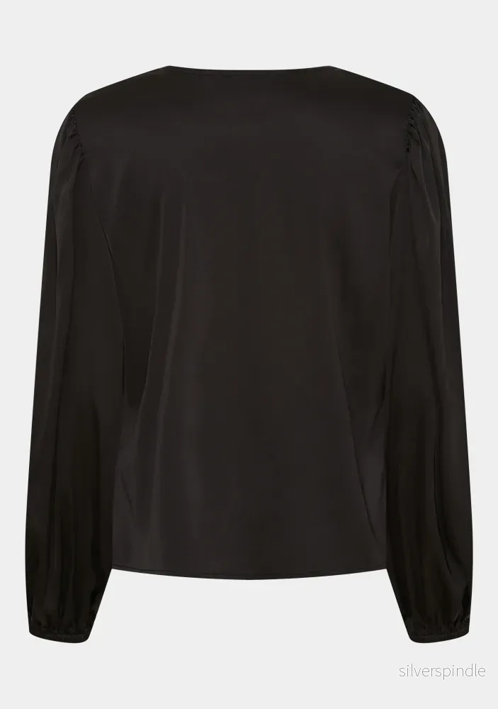Steff Flounce Blouse - Black - Bild 3