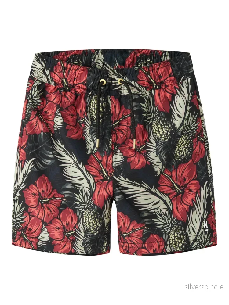 Badshorts Blommiga