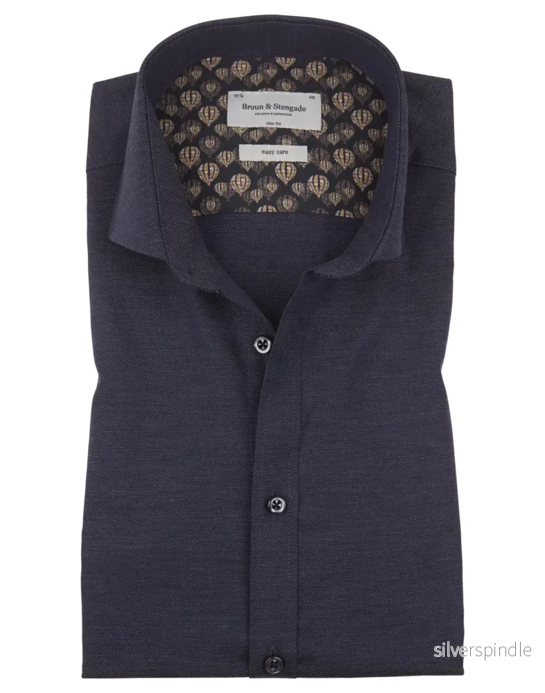 BS Wendy Slim Fit Skjorta - Navy