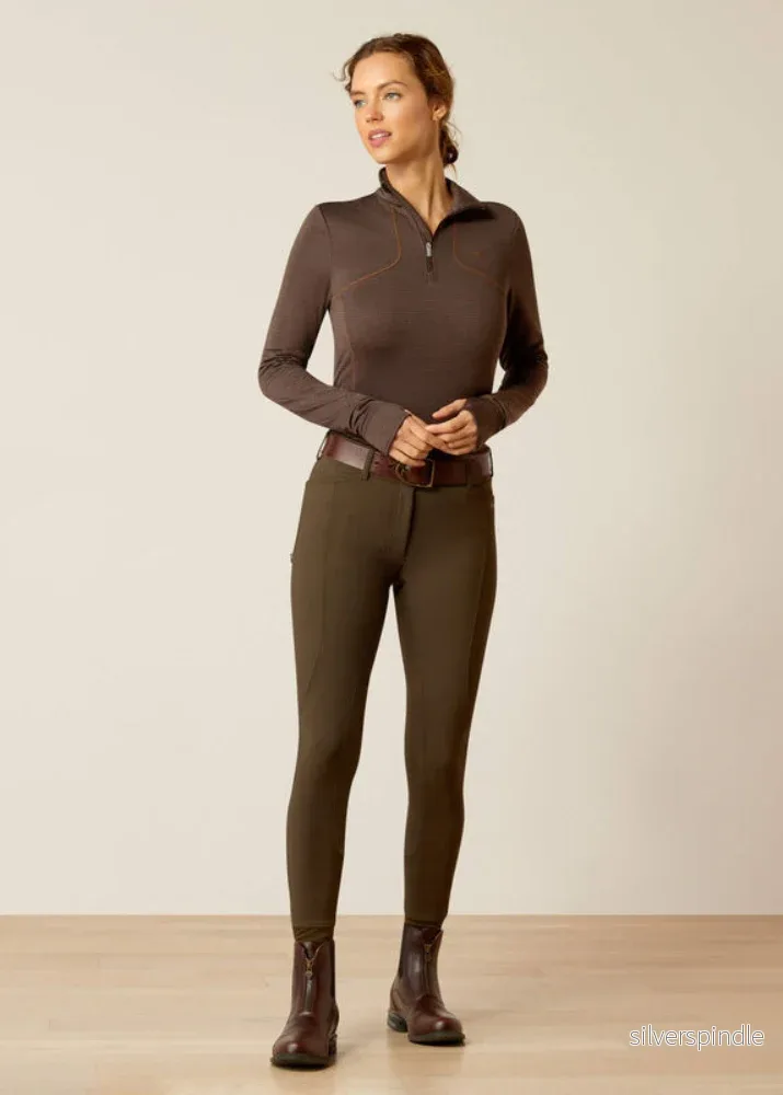 Ariat Gridwork 1/4 zip Moleheather - Bild 2