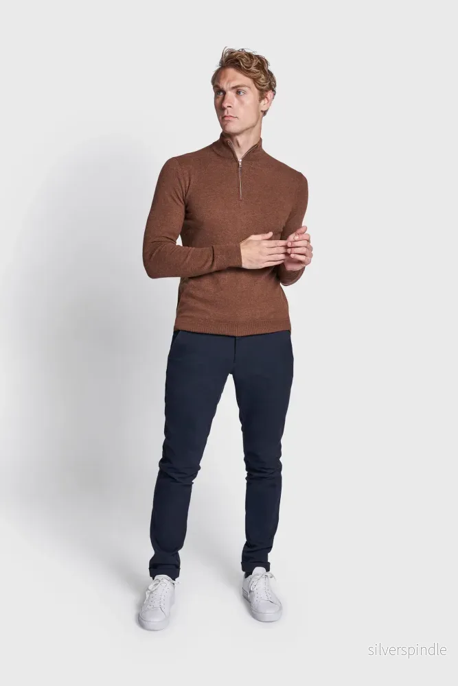 BS Paire Regular Fit Strik - Tobacco - Bild 3