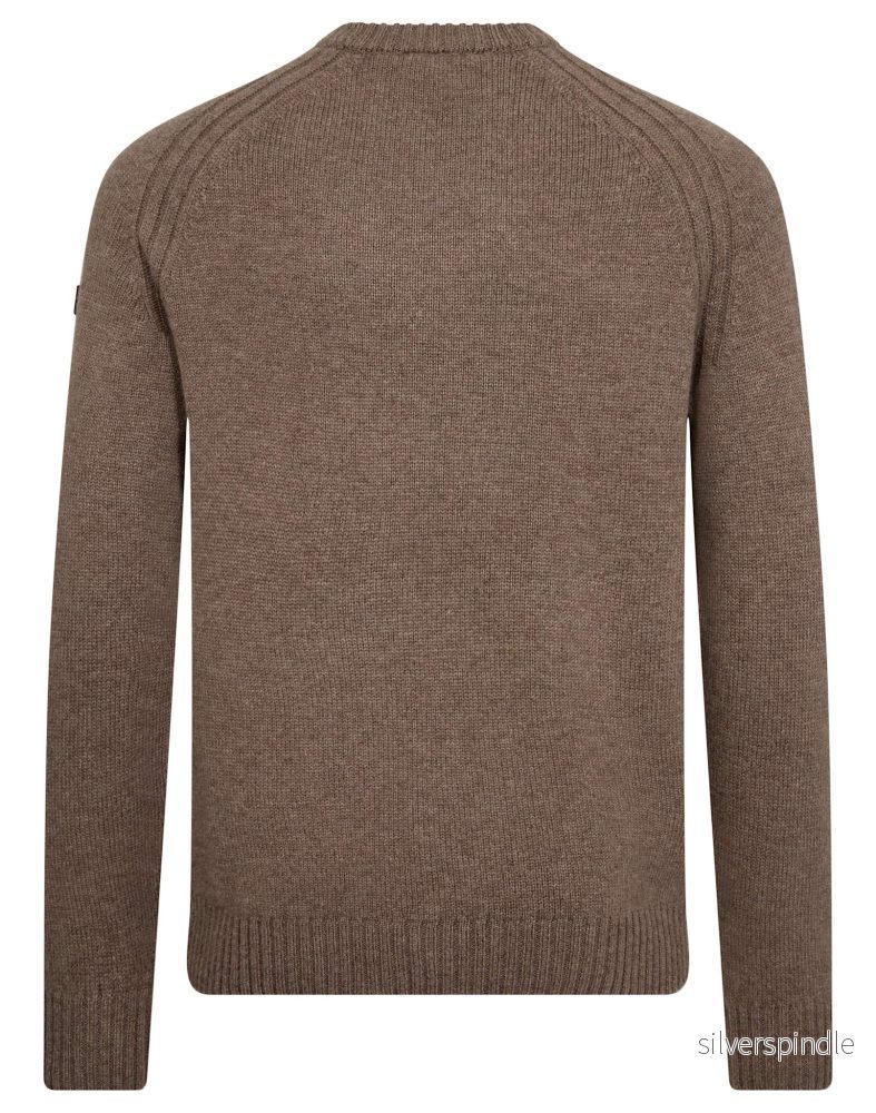 BS Baldor Regular Fit Stickat - Brown - Bild 2