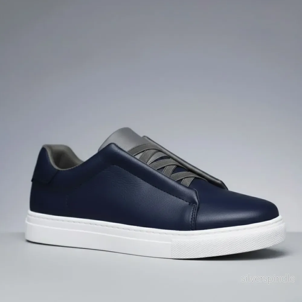 Sportiga Låga Sneakers för Män med Vadderad Innersula | Komfortabel Design för Vardagligt Bruk