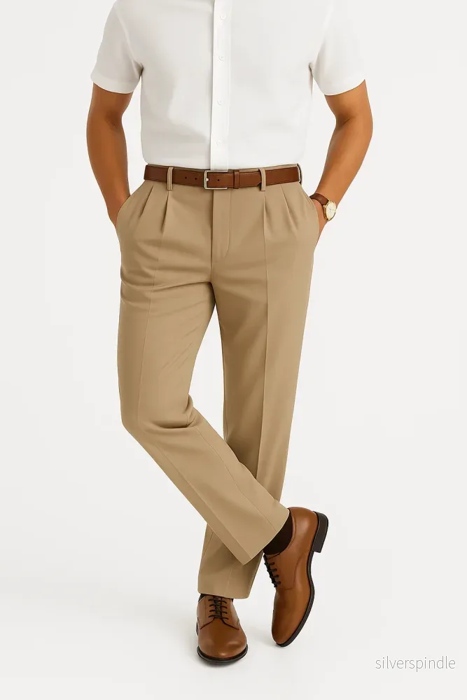 Moderna Affärsbyxor | Skräddarsydd Passform i Högkvalitativt Tyg | Stilren Elegans för Business Casual - Bild 3