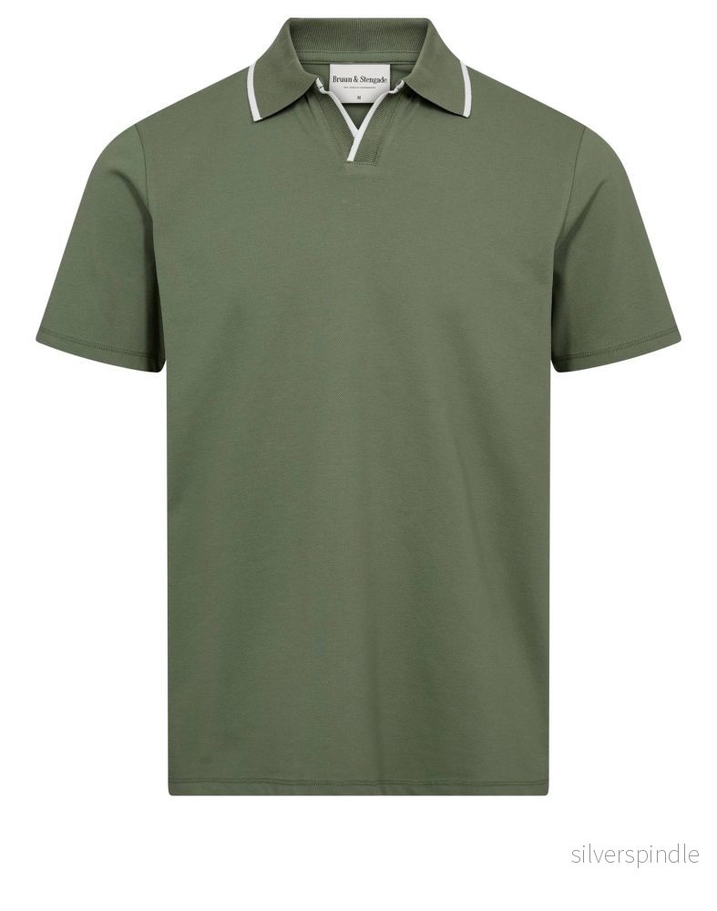 BS Syros Regular Fit Pikétröja - Green