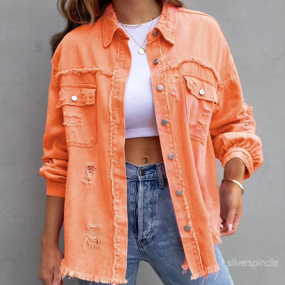 Sophie | Stylish Vårjacka Dam i Denimblandning - Bild 2