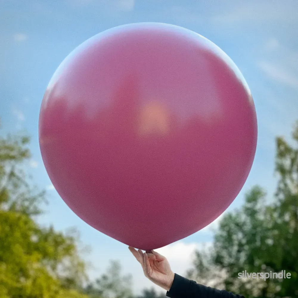 Vinröd ballong 90 cm Vinröd ballong 90 cm