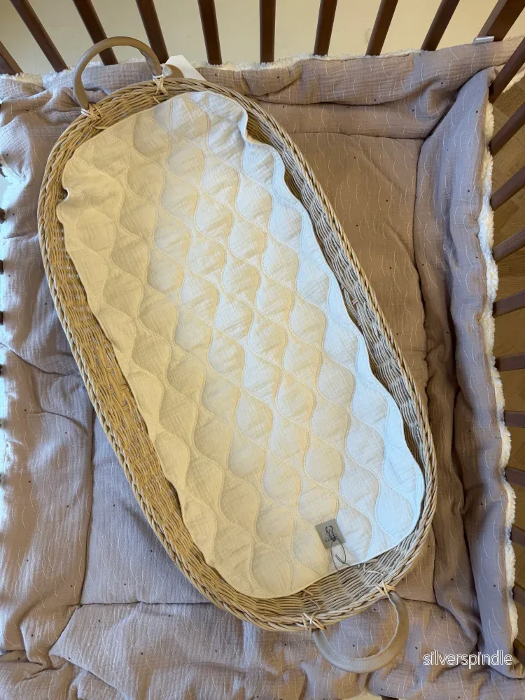 Ekologiskt inlägg för barnvagn och liggdel — Cotton Wave - Bild 2