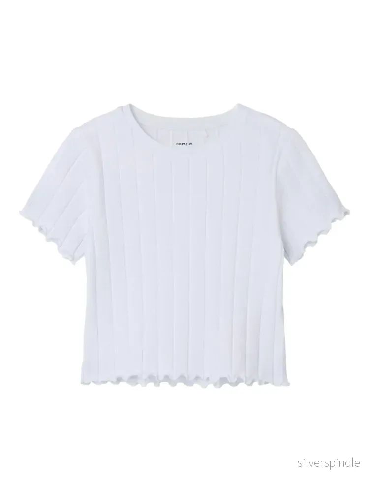 Cropped Topp Vit Cropped Topp Vit