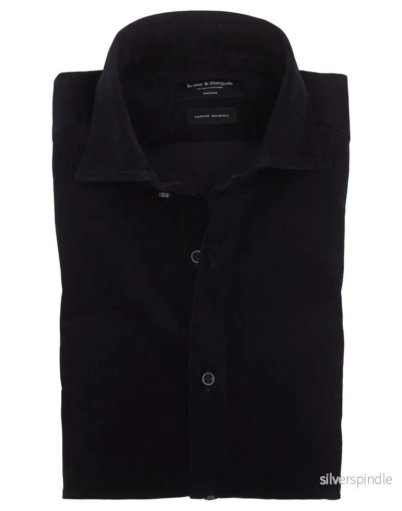 BS Kyoto Modern Fit Skjorta – Marinblå