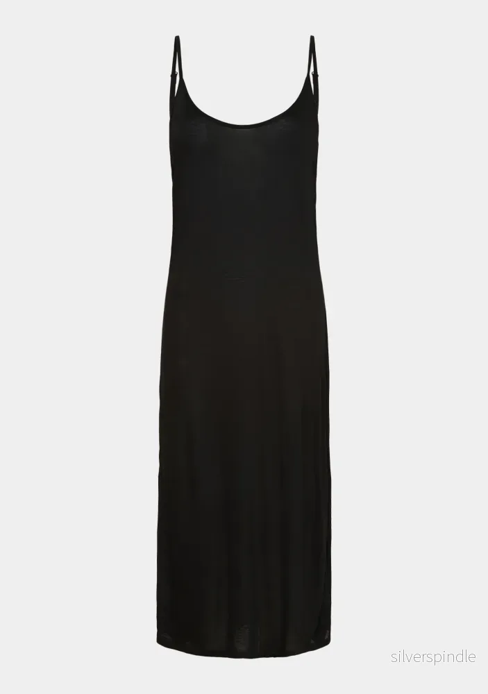 Nugga Long Underdress - Black - Bild 3