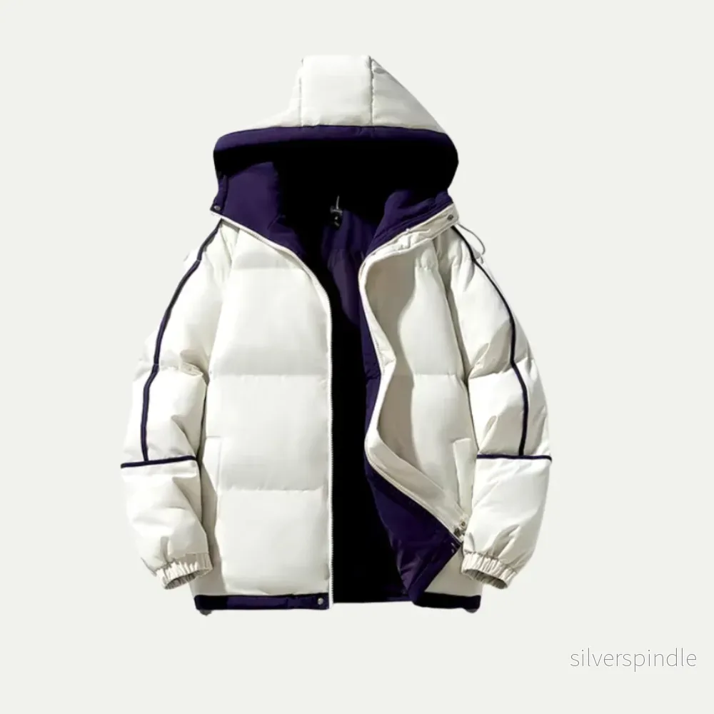 Vinter Essential | Unisex Isolerad Puffer Parka med Skyddande Huva | Elegant Design för Komfort och Stil - Bild 3