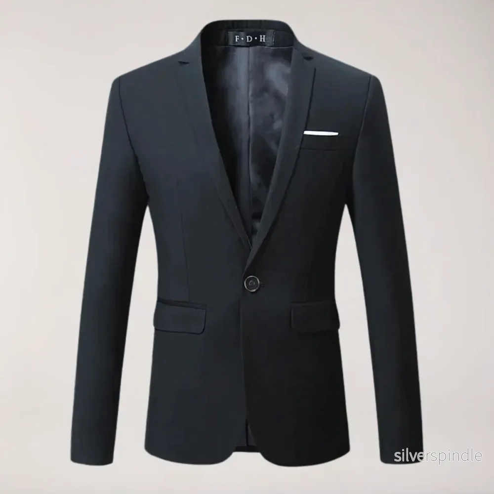 Klassisk Kavaj | Skräddarsydd Kavaj för Män med Minimalistisk Design | Perfekt för Kontorskläder och Formella Tillfällen