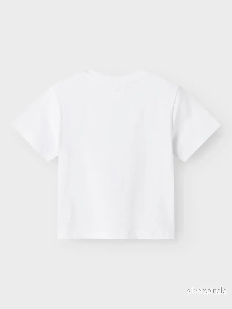 T-shirt med leopardmönstrad rosett - Bild 2