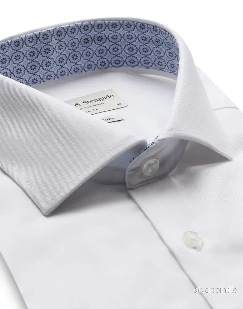 BS Navone Slim Fit Skjorta - White - Bild 2