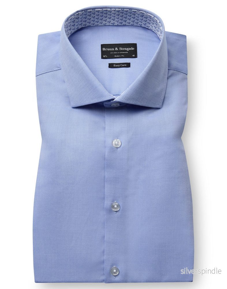 BS Alcaraz Modern Fit Skjorta - Light Blue