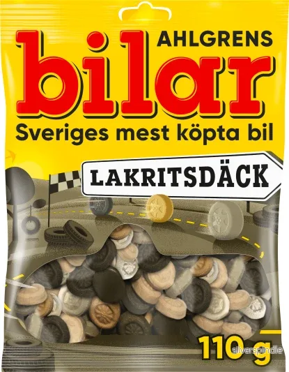 Ahlgrens bilar Lakritsdäck 42x110g