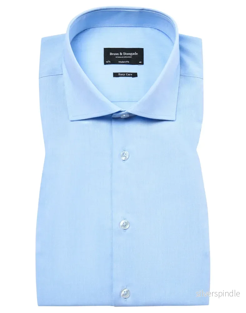 BS Giggs Modern Fit Skjorta - Light Blue