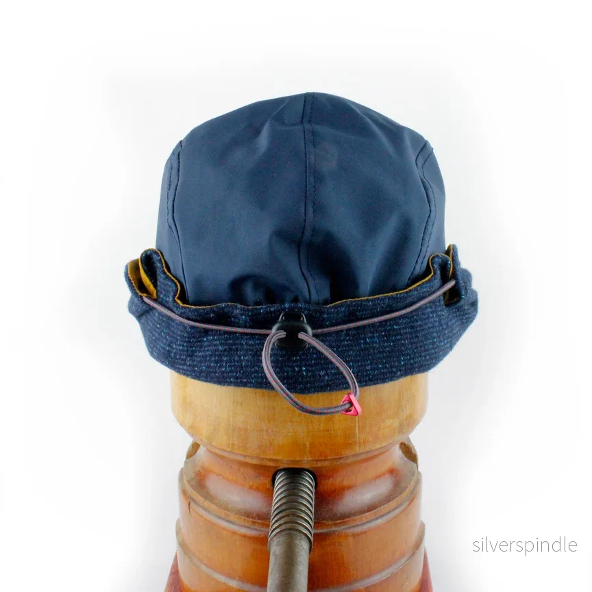 Winter cap navyblue pecan brown - Bild 3
