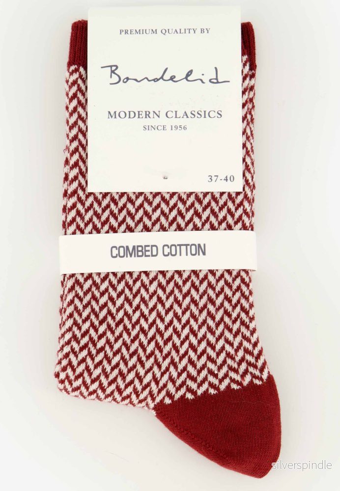 HERRINGBONE SOCK – Fired bric HERRINGBONE SOCK – Fired bric