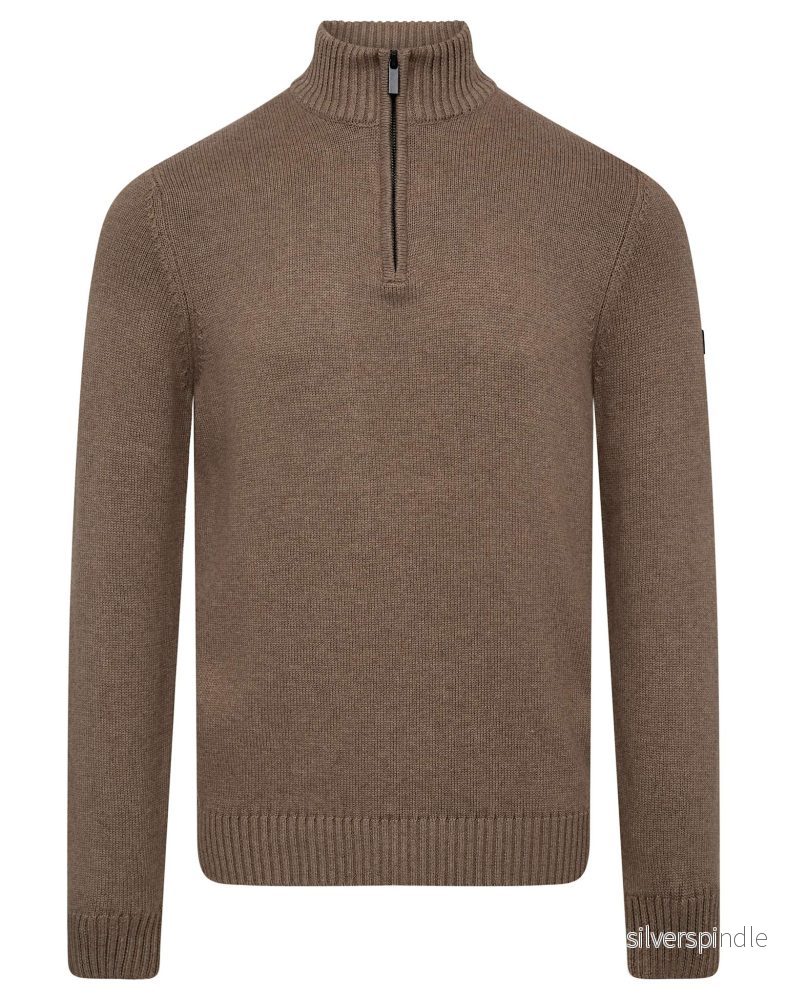 BS Naist Regular Fit Stickat - Brown