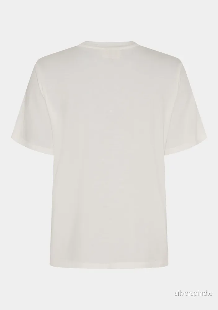 Gritt O-Neck T-Shirt - Broken White - Bild 2