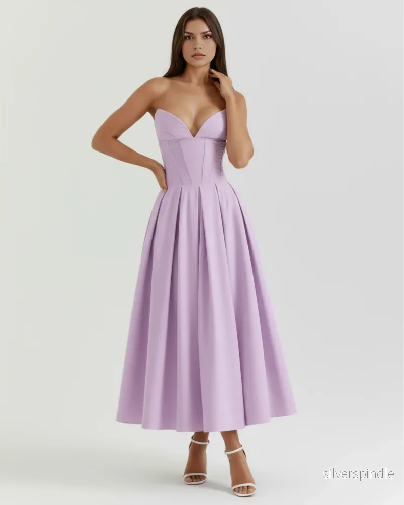 Sophie | Elegant Feminin Klänning För Bröllop och Fest - Bild 3