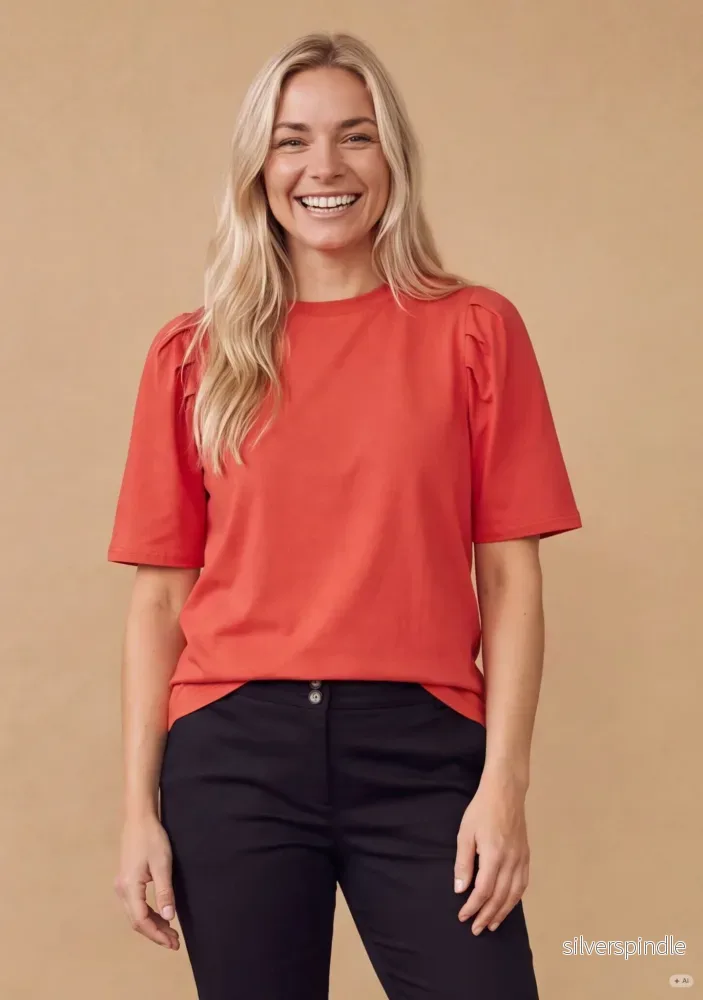 Tinni s/s T-Shirt – Fresh Red