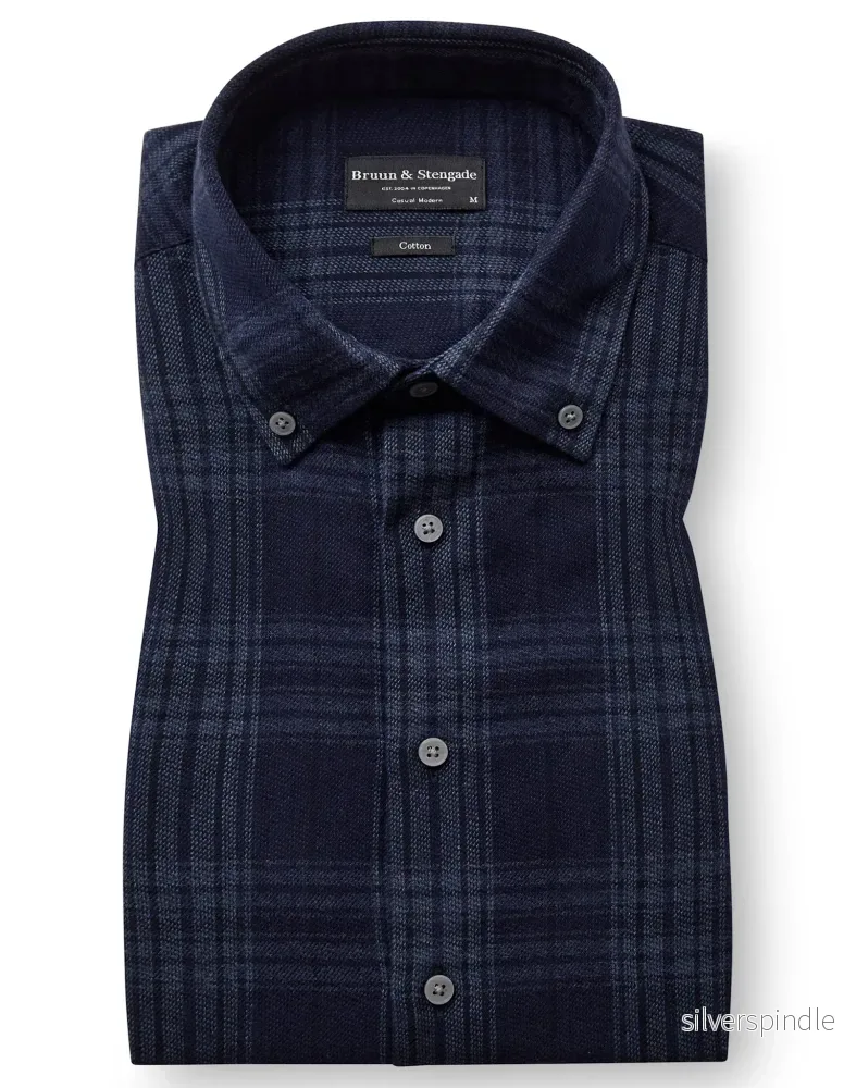 BS Sihamoni Casual Modern Fit Skjorta – Blue BS Sihamoni Casual Modern Fit Skjorta – Blue