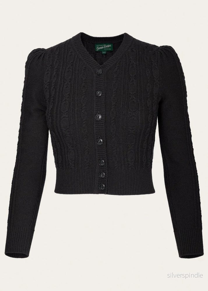 Ice Skater Cardigan - Svart - Bild 2
