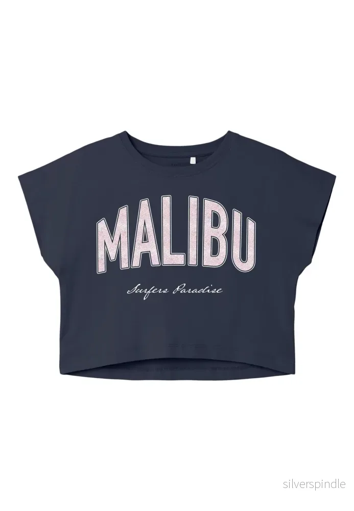 NKFVILMA CAPSL CROPPED TOP HHH SAPPHIRE NKFVILMA CAPSL CROPPED TOP HHH SAPPHIRE