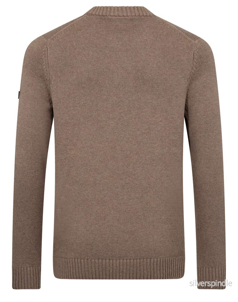 BS Rapa Regular Fit Stickat - Brown - Bild 2