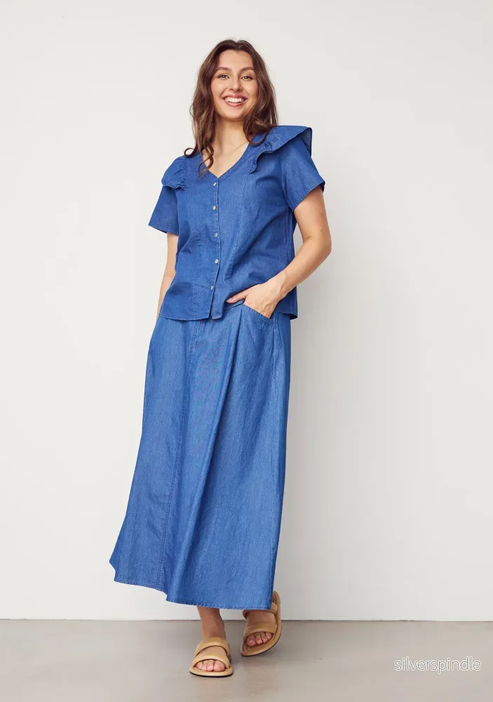Heba Shirt – Denim Heba Shirt – Denim