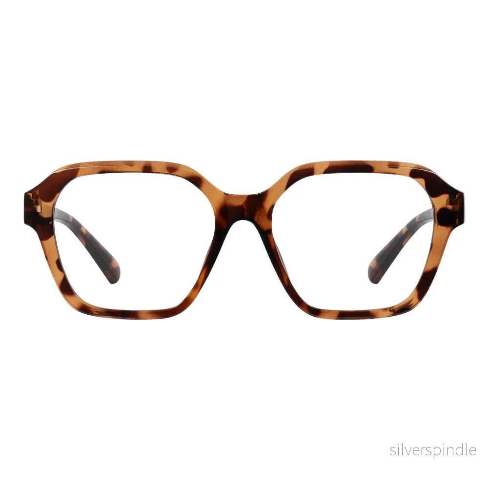 CHARLOTTA turtle brown bottom milky Reading Glasses NEW